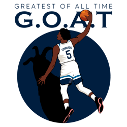 anthony edwards goat minnesota timberwolves svg