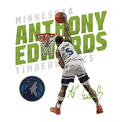 anthony edwards minnesota timberwolves basketball player png