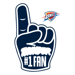 oklahoma city thunder basketball hand svg