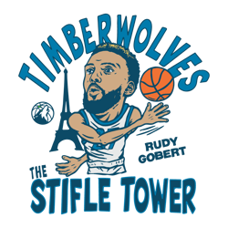 minnesota timberwolves rudy gobert basketball svg