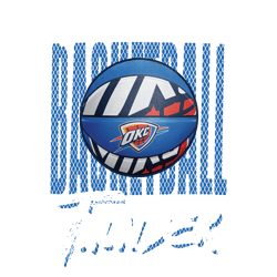 retro oklahoma city thunder basketball png