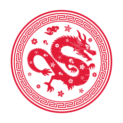 chinese dragon svg , dragon svg , chinese new year card , dragon vector , dragon cut file , digital download