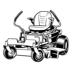 zero turn lawn mower svg