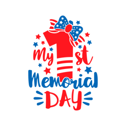 my first memorial day svg