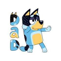 bluey dad svg png