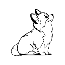 corgi svg, corgi clipart, corgi svg files for cricut