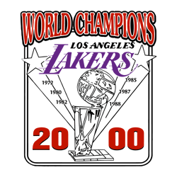 pedro pascal world champions los angeles lakers 2000 svg