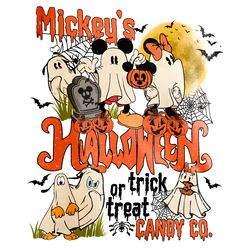 mickeys halloween trick or treat candy co png