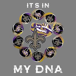 football lsu tigers its in my dna png digital download files