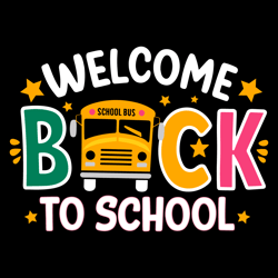 the bus welcome back to school svg digital download