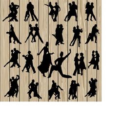 20 tango svg, tango eps, tango vector, tango silhouette clipart, tango cutting file, tango dxf, tango png, dance svg, da