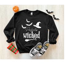 perfectly wicked sweatshirt | witches sweatshirt | halloween sweatshirt | magic sweatshirt | witch sweatshirt