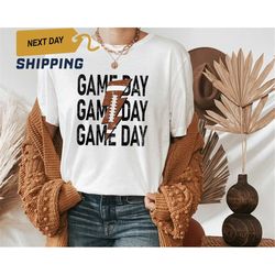 gameday leopard lightning bolt football shirt, football shirt for women, fall football shirt, gameday shirt, football mo