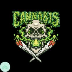 cannabis skull with weed smoking svg, cannabis svg, cannabis skull svg