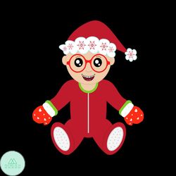 baby santa svg, christmas svg, xmas svg, happy holiday svg, christmas baby svg