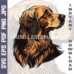 golden retriever svg | portrait cut file | dog | cuttable sheltie | portrait head | shetland sheepdog | vector graphic |