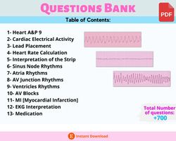 ekg - ecg exam bundle - pdf