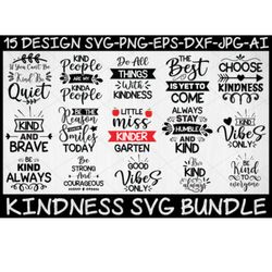 kindness svg bundle