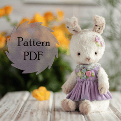 pattern crochet bunny. digital download pdf.