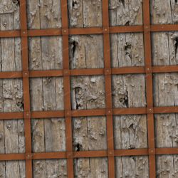 leather and wood treasure chest 43 tileable repeating pattern