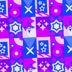 geometric cards 23 tileable repeating pattern