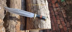 crocodile bowie knife hunting knife functional knife best christmas gift.