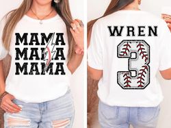 custom baseball mom shirt, baseball game shirt, mom baseball