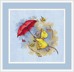 mouse cross stitch pattern four seasons cross stitch pattern fall cross stitch pattern autumn cross stitch pattern