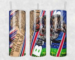 buffalo bills wood mascot tumbler wrap, buffalo bills wood mascot png, nfl tumbler template