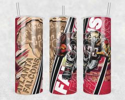 atlanta falcons wood mascot tumbler wrap, falcons wood mascot png, nfl tumbler template