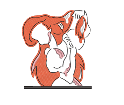 little mermaid's : disney line art embroidery pattern