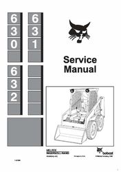 630 631 632 skid steer loader service repair manual shop