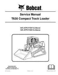 t630 track loader technical workshop manual & operator manual
