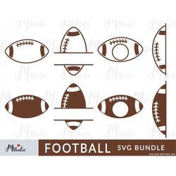 football svg bundle,  frames svg, football monogram cheer, football cutting files, digital download, cricut, silhouette,