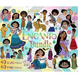 encanto clipart svg png instant digital download, cute kid svg, mirabel svg, antonio svg, abuela, capybara, parce jaguar