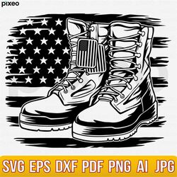 us combat boots svg, army boots svg, soldier boots svg, military svg, army svg, veteran svg, combat boots clipart, navy