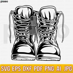 combat boots svg, army boots svg, soldier boots svg, military svg, army svg, veteran svg, combat boots clipart, navy svg