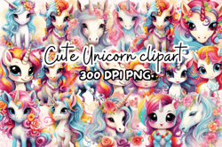 enchanting unicorn clipart collection