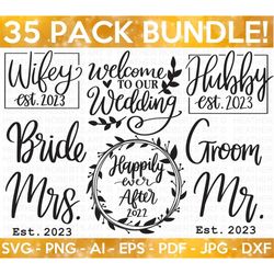 wedding svg bundle, bride svg, groom svg, bridal party svg, wedding svg, wedding quotes, wedding signs, wedding shirts,