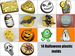 14 halloween plastic molds