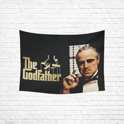 godfather wall tapestry, cotton linen wall hanging