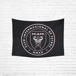 miami wall tapestry, cotton linen wall hanging