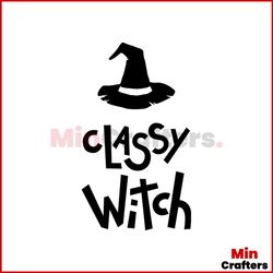 hat classy witch svg, halloween svg, classy witch svg, halloween witch svg