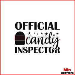 official candy inspector svg, halloween svg, halloween candy svg