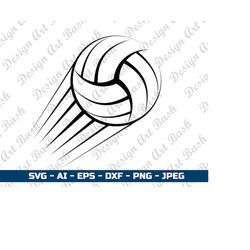 volleyball svg volleyball outline volleyball skeletonvolleyball design svg dxf  png jpg pdf eps cricut silhouette vector