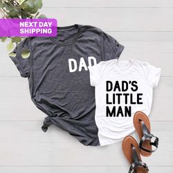 dad and son matching t-shirts, dad and me outfits, fathers d