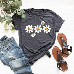 daisy womens shirt, wildflower shirt, spring tee, daisy love