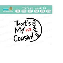 baseball svg , that's my cousin svg for baseball shirt , love baseball svg for circut projects digital download , instan