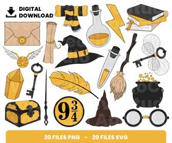 bundle layered svg, wizarding svg, hufflepuff svg, magic svg, digital download, clipart, png, svg, cricut, cut file