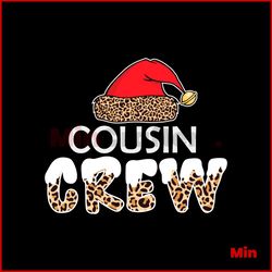 cousin crew santa hat svg, christmas svg, santa claus svg